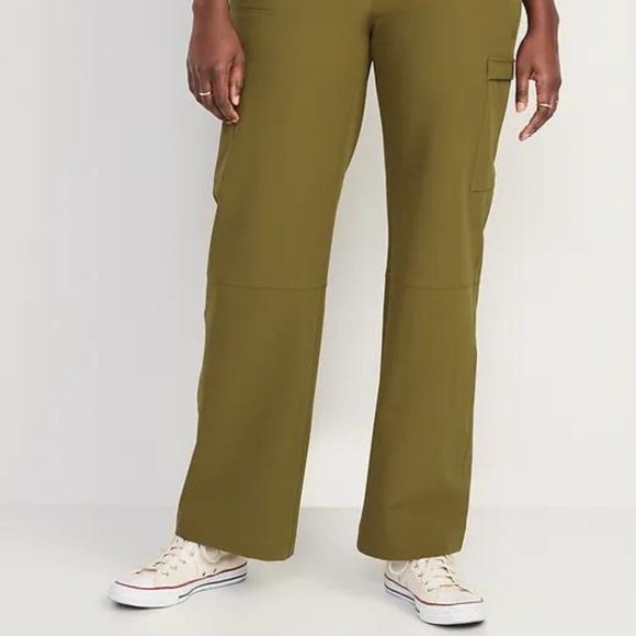 Old Navy High-Waisted  StretchTech Water-Repellent Straight Cargo Pants New - Picture 8 of 13